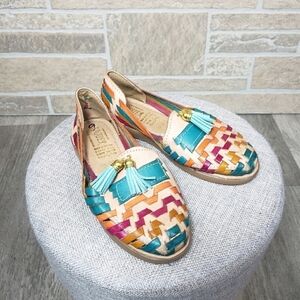 RAGUER Handmade Mexican Leather Girls Huaraches